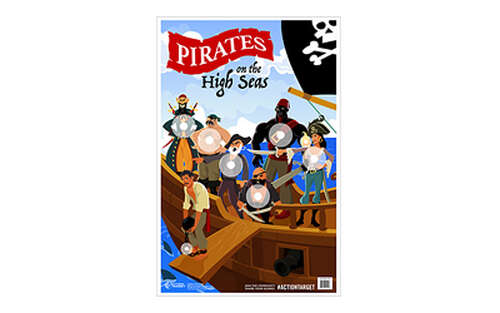 Targets Action Target Pirates on the High Seas Targe ACTION TGT PIRATES HIGH SEAS 100PK